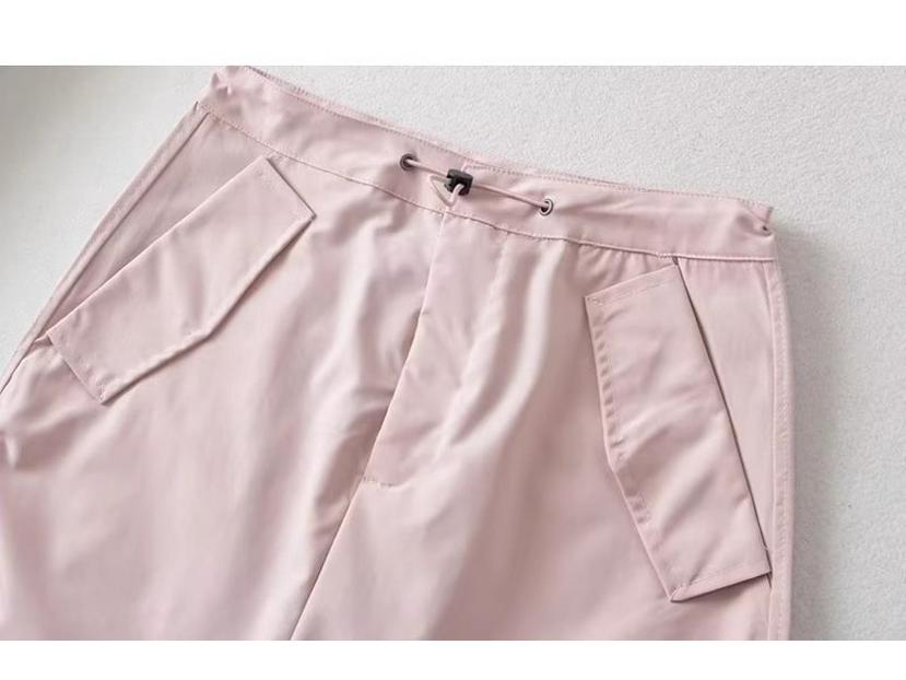 Y2K Spicy Retro Mini Skirt: Women's High-Waist Drawstring Slimming Workwear