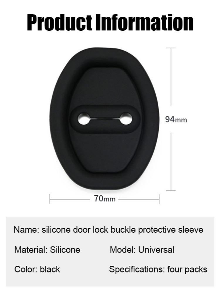 Car Door Latch Protective Cover Door Anti-collision Sticker Anti-collision Sticker Universal Car