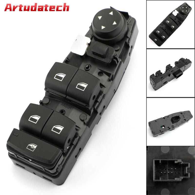 Artudatech Master Power Window Switch For BMW X1 X3 X4 X5 F15 F20 61319208108 Car Accessoreis