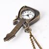 Antique Bronze Guitar Pendant Pocket Watch 8892