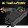 Black 200V-220V 50Hz Electric Vehicle Charger With 7 Light Display Power Display Current Protection/ Leakage Protection/full Pulse