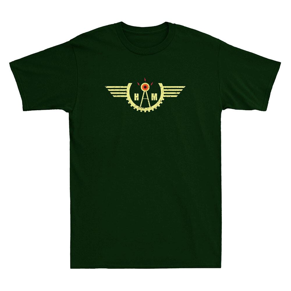 Ham Radio Operator Amateur Antenna Funny Gift Vintage Unisexs Short Sleeve Tshirt