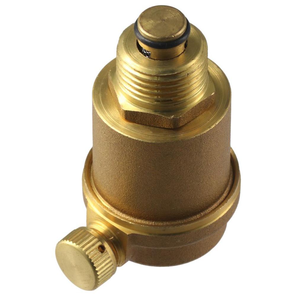 Brass Exhaust Valve DN15 Air Vent Valve Durable Side Row Type  Water Heater