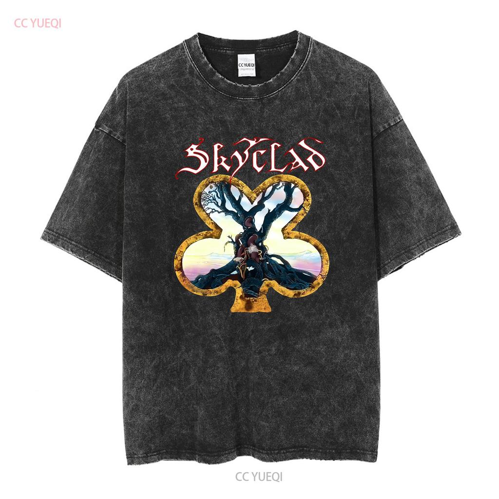 Vintage 1992 Skyclad Tour of the Wilderness Folk Metal Band Black T Shirt Long or Short Sleeves Vintage Washed Unisex