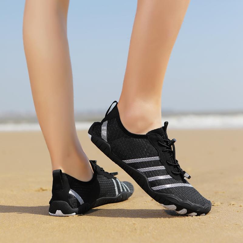 Rutschfeste Wat-Sportschuhe für Damen und Herren, Schnelltrocknende Aqua-Schuhe zum Schwimmen, Leichte, atmungsaktive Wassersneaker für Canyoning, Angeln, Surfen