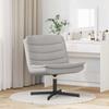 Swivel Chair Cloud Grey 63 x 75 x 76 cm Fabric