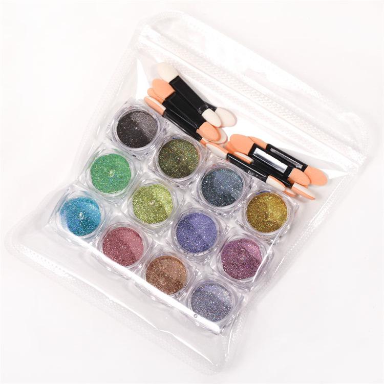Seven-Color High Gloss Nail Mirror Laser Glitter Powder