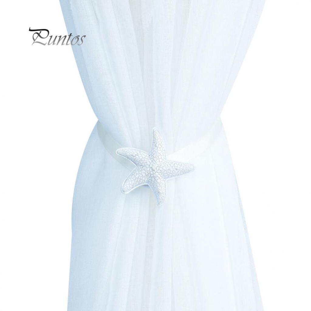 Clean Products Sea Starfish Magnetic Curtain Buckle Tieback Holdback Holder Clip Bedroom Decor