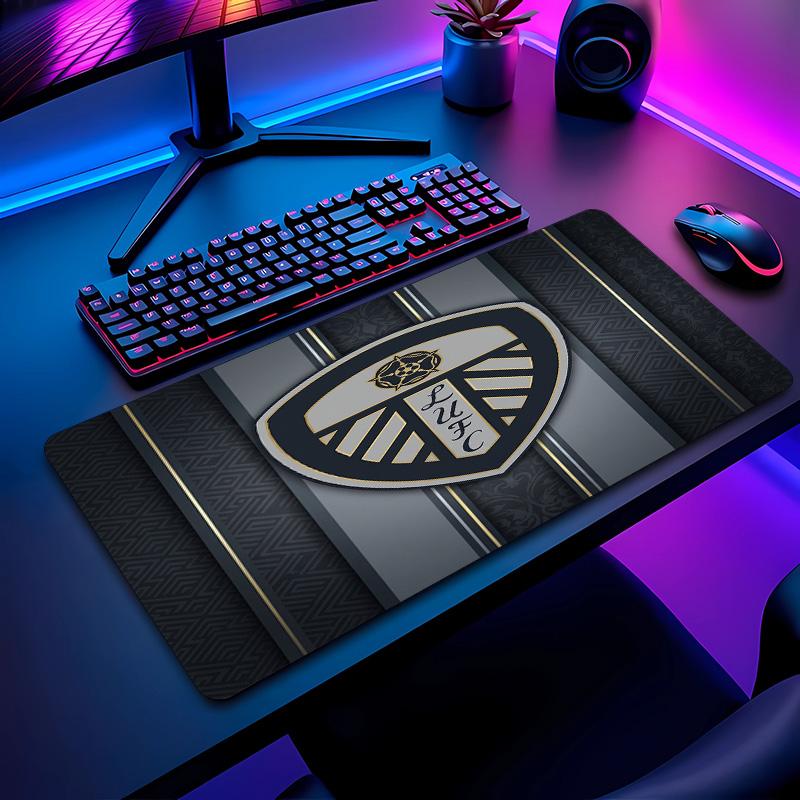 Leeds United Football Pattern Mouse Pad Non?Slip Rubber Base Gaming Mousepad For Desk Office Home