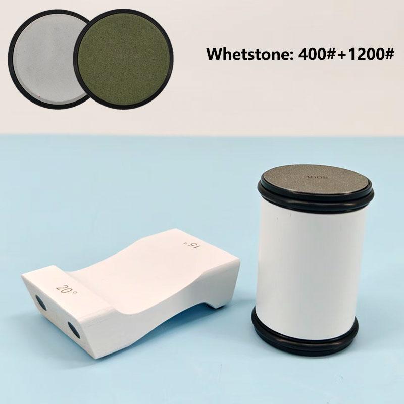 Rolling Knife Sharpener Magnetic Knife Holder Diamond Sharpening Stone with15and20 Degrees Angle Roller Kitchen Accessory set