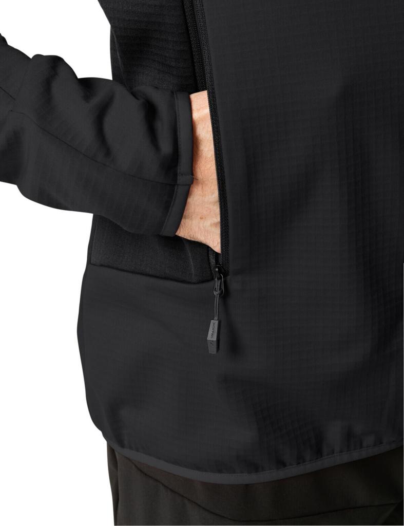 Куртка VAUDE мужская Monviso Fleece FZ Jacket II черная