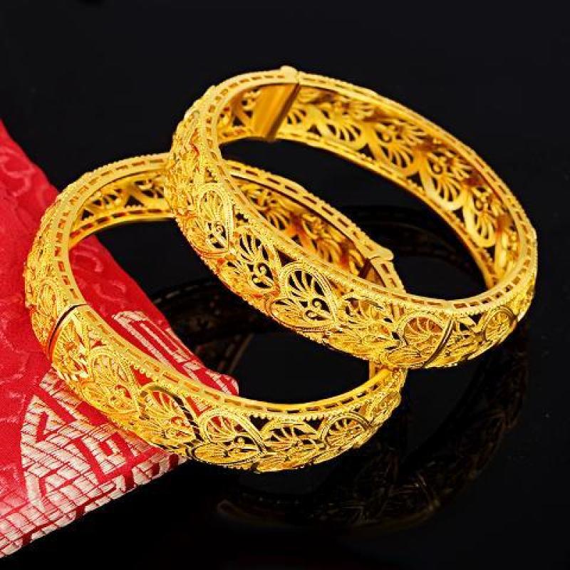 13 Styles Gold Color New Wedding Bracelet Women's Wedding Supplies Dragon Phoenix Bracelet Bridal Jewelry