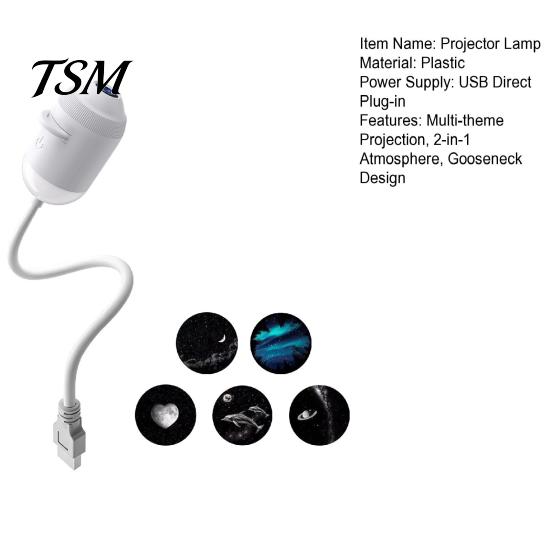 Underwater World Projection Lamp 2 In 1 Star Projector Night Light, USB Aurora Moon Scene with Starry Sky Light Remote Control, 360 Degree Flexible