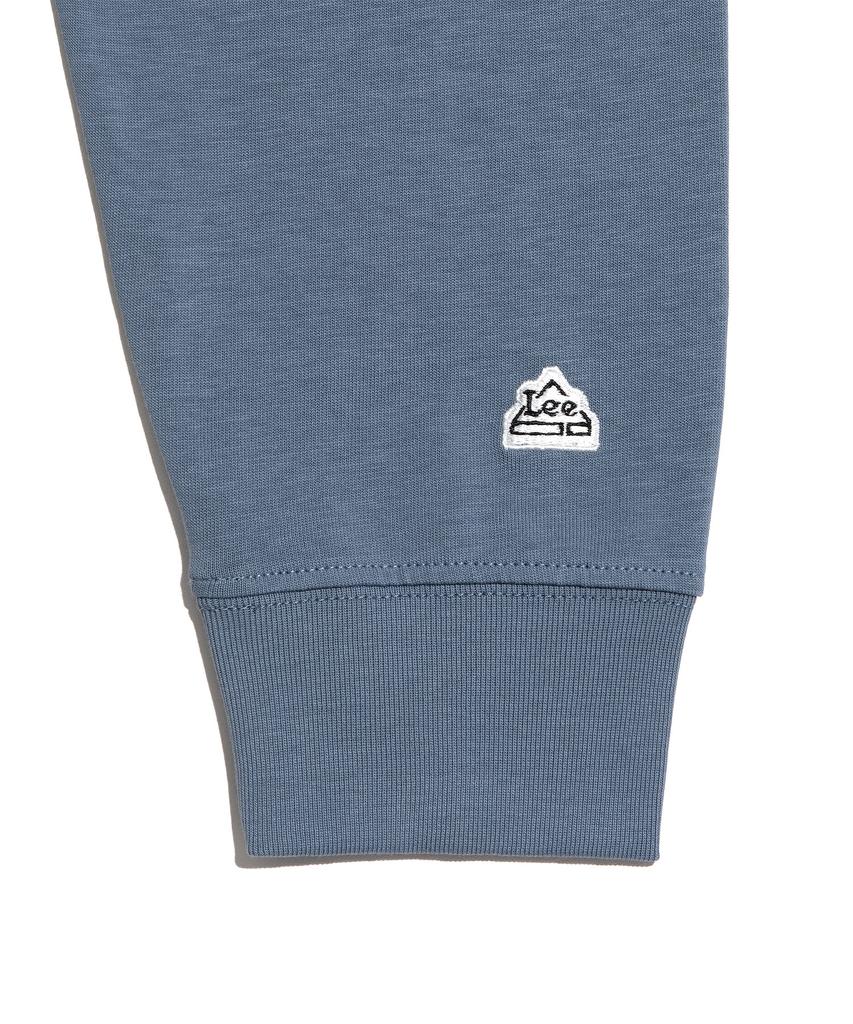 LEE Small Twitch Logo Long Sleeve T-Shirt Dusty Blue