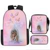 Taylorswift Taylor Swift Elementary School Bag Children'S Cartoon Backpack Anime Backpack Satchel