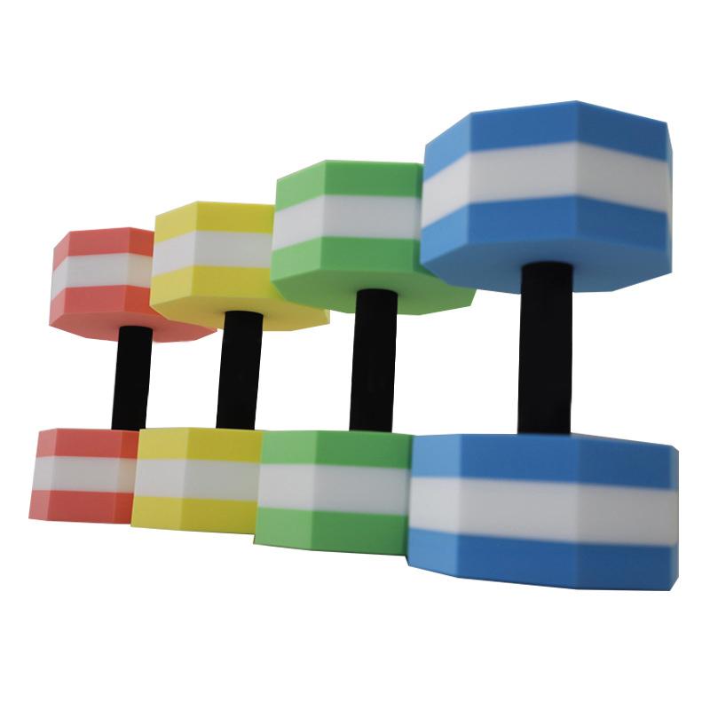 EVA Foam Octagonal Aquatics Dumbbell Floating Swim Gym Dumbbell Toy Water Weight Aerobics Fitness Pool Water Swimming Tools