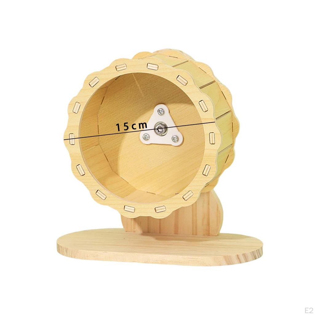 Hamster Wooden Balance Wheel Toy Fitness Supplies Cage Height Adjustable Hedgehog Small Animal