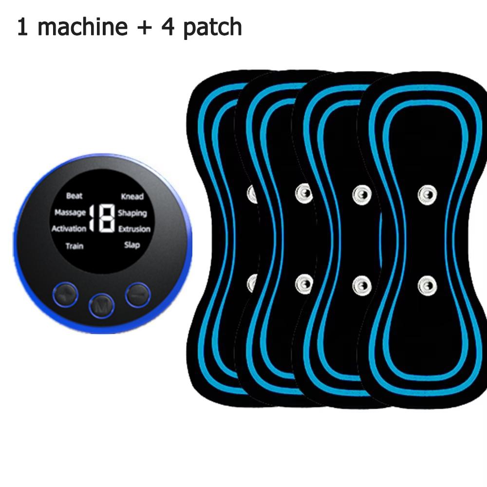 Ems Electric Pulse Neck Massager With 8 Massage Modes, 19 Levels Of Intensity, Deep Relaxation Massage Pads