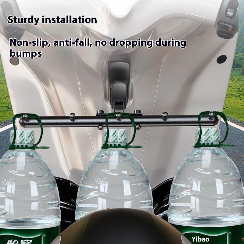 Cross Bar Hook For Electric Bikes With Multiple Hooks Easy Installation Metal Hook Universal Multifunctional Hook