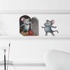 Cartoon Mouse Hole Wall Sticker Realistic Wall Decals For Living Room Kindergarten Bedroom Kids Room Wall Decor