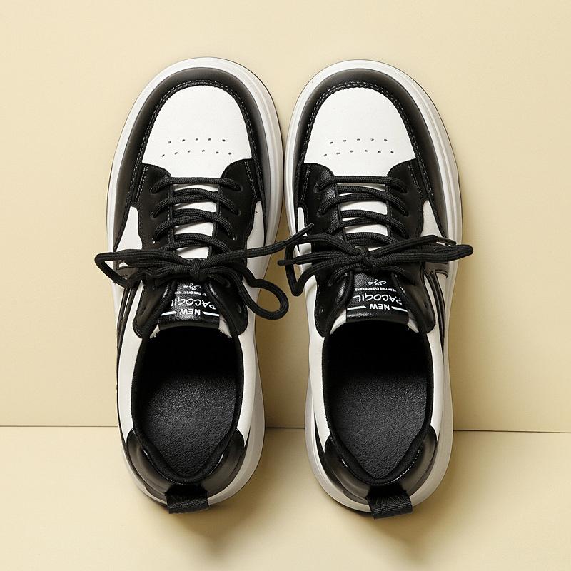 Spring Autumn White Shoes For Women New High-Elevated Thick-Soled Sports Board Shoes For Women Comfortable And Versatile