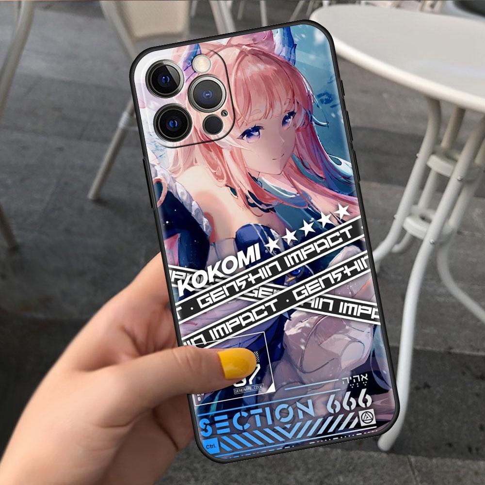 Genshin Impact Anime Case For Apple iPhone 14 13 Pro Max 12 7 8 6 6S Plus 11 Mini XR SE Soft Cover X XS Silicone Phone Funda