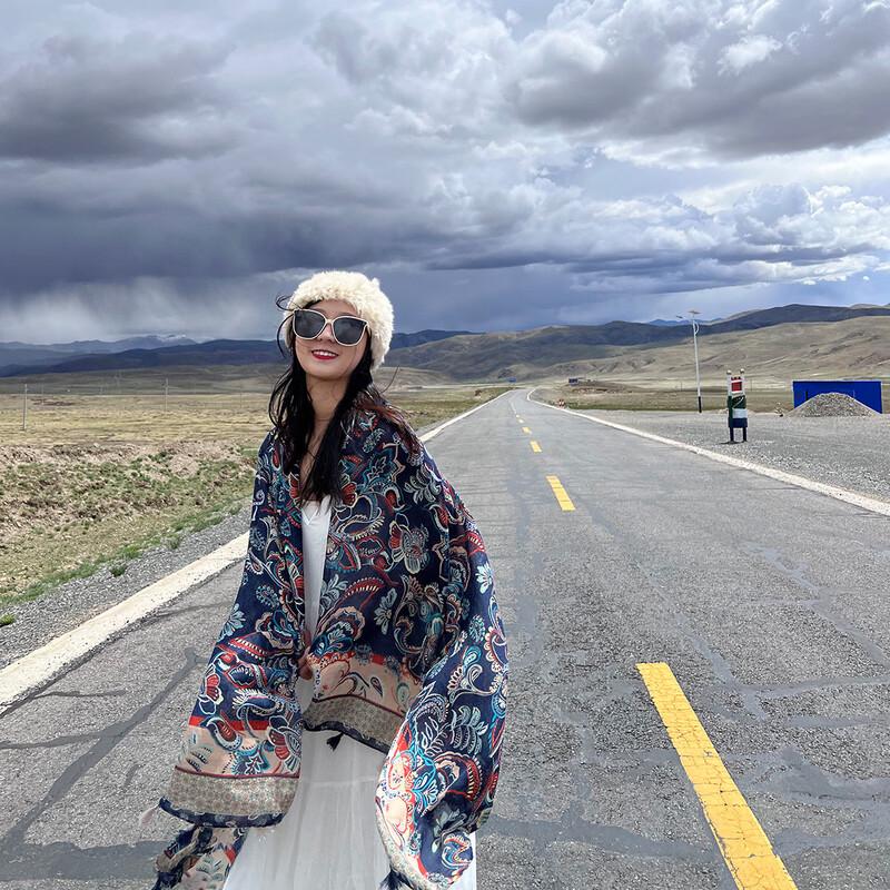 Women s Ethnic Print Shawl Scarf 180*85cm