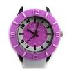 Les Trésors De Lily [N2381] - Montre fille 'Trendy' violet blanc
