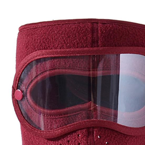 Ochelari de protecție Toamnă Iarnă Mască de protecție pentru față Bărbați Femei Mască caldă din fleece pentru față Vreme rece Ciclism în aer liber Scut facial complet anti-aburire Guler termic