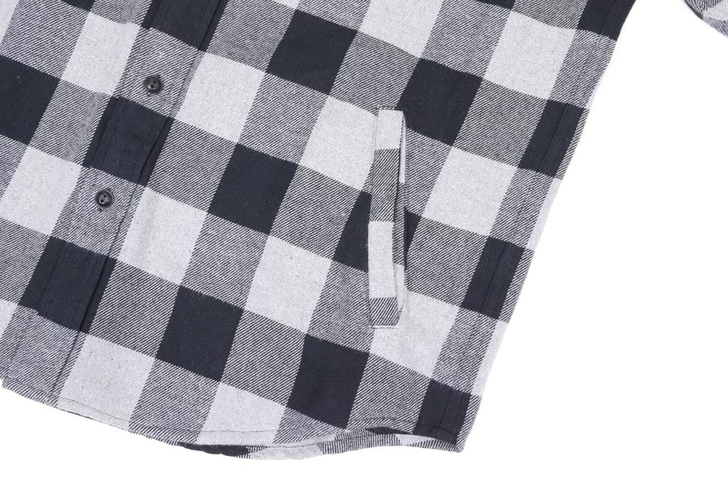 POLO RALPH LAUREN Cotton Flannel Shirt Size 0101981 Men's Jacket, Small, Gray, [Used]