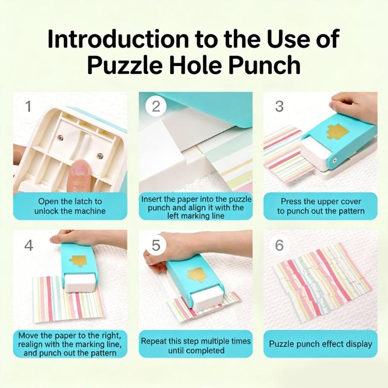 Multipurpose Embossing Machine For Paper Craft Card Decorations Friendly Materials Kids Art Pattern Design Learning Tool