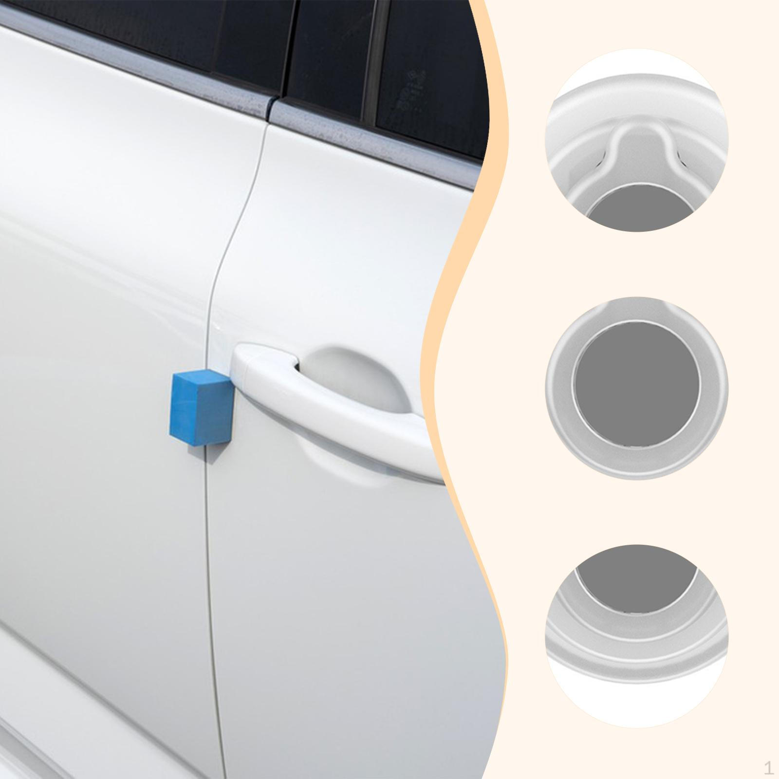 

5Pcs Shock Stickers for Home Car Door Round Scratchproof Compact Electricity Removal Protection