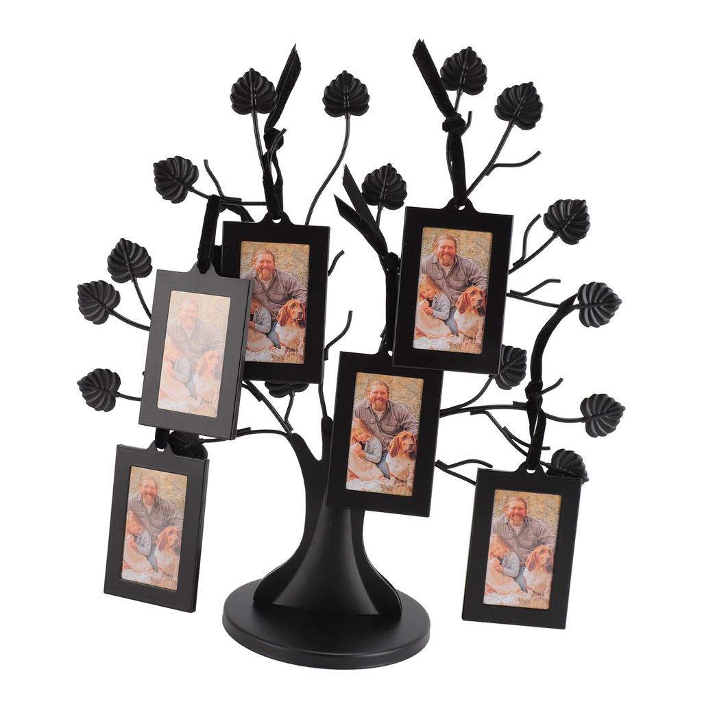 Family Tree Picture Frame Multipurpose Innovative Stylish Family Tree with 6 Hanging Photo Frames