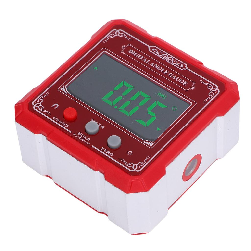 Digital Inclinometer Magnetic Cube with Backlight Level 4 Side Strong Magnetic Angle Finder Woodworking Measuring Tool