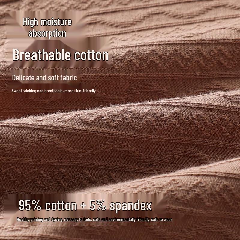 Men's Modal Cotton Breathable Antibacterial Boxer Briefs 3-Pack