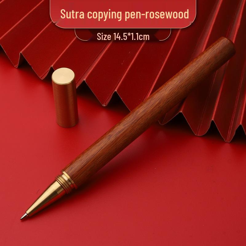 Retro Bamboo & Metal Pen: High-End Ballpoint, Fountain, Signature for Business or Graduation Gifts