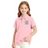 Girls Casual Short Sleeve Print School Uniform T-Shirt for Back To School and Everyday Wear