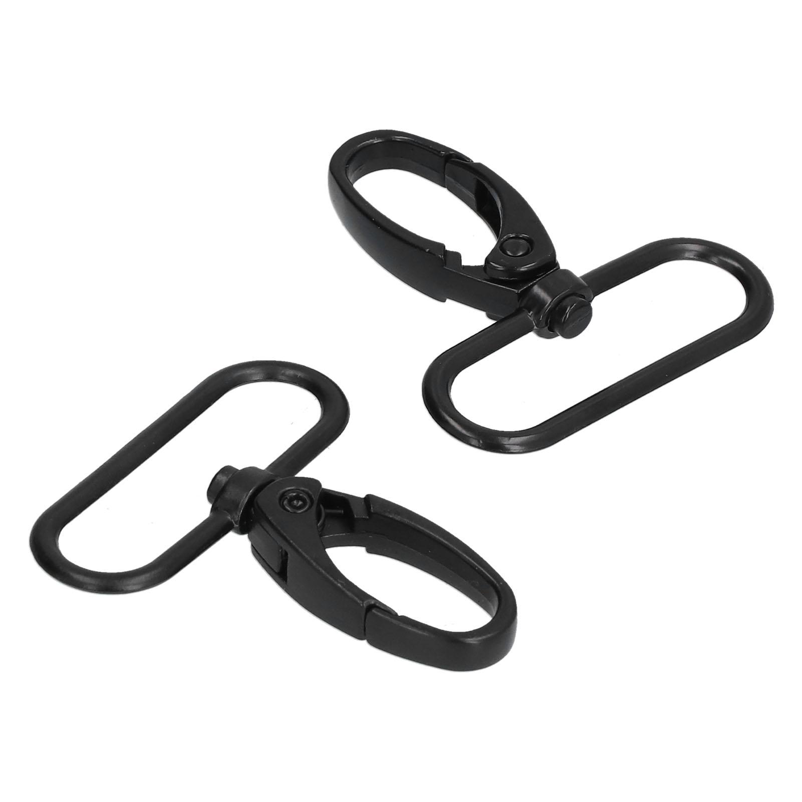 

20 шт. застежек-лобстеров, металлические вращающиеся черные пряжки-лобстеры для сумочки, гамака, брелока для ключей своими руками