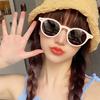 Vintage Colorful Round Sun Glasses Women Men Retro Trend Brand Designer Sunglasses Climbing Camping Female Male Eyeglasses