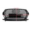 RSQ3 Style Front Honeycomb Grill Grille 8U0853653M Fit Q3 2016-2018 Gloss Black