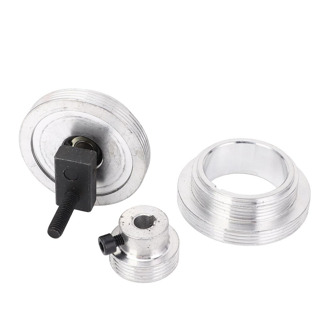 Belt Bearing Pulley Aluminium Alloy Mini Lathe Transition and Motor Belt Pulley for MX210 WM210