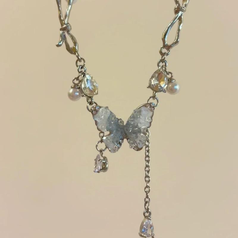 Summer Niche Handmade Color Dopamine Beaded Children's Fun Necklace Creative Cute Versatile Sweet Collarbone Chain