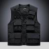Men's Quick-Dry Multi-Pocket Vest for Fishing, Outdoor Work, Photography, and More - Plus Size Available