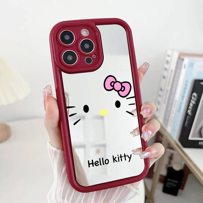 Mirror Makeup Flower Hello Kitty Bracelet Chain Casing For OnePlus 15 13 13T NORD CE 6 5 4 2 3 Lite ACE 3 2 12 11 10R 8T 5G Case