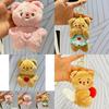 Cute Cartoon Butter Bear Plush Keychain Lovable Stuffed Animal For Kids With Soft Pp Cotton Filling