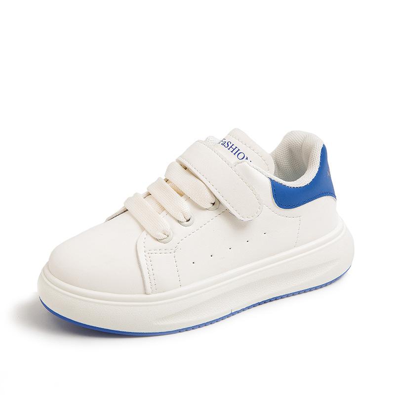 Herbst Neue Sneaker für Jungen Kinder Sportschuhe zum Laufen Lässige Mode Board Schuhe Leder Weiche Rutschfeste Sohle für Kinder Mädchen