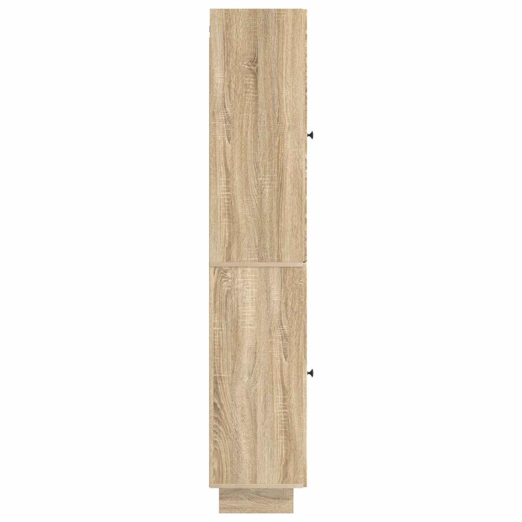 Cabinet Set 2 pcs Sonoma Oak 34.5 x 33 x 90 cm Engineered Wood