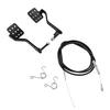 Pedali per Go-Kart con Cavo Acceleratore da 71 pollici Pedale Freno Acceleratore per Go-Kart Sostituzione per Predator 212ml 196ml 6.5hp 5.5hp
