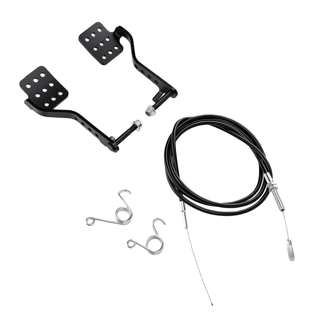 Pedali per Go-Kart con Cavo Acceleratore da 71 pollici Pedale Freno Acceleratore per Go-Kart Sostituzione per Predator 212ml 196ml 6.5hp 5.5hp