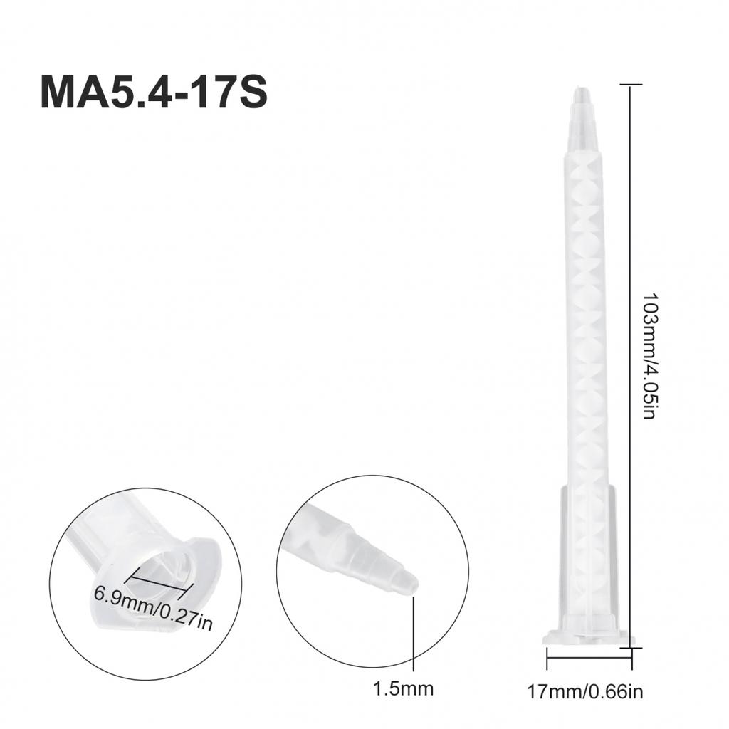 10pcs Mixing Tube Glue Outlet Dia 1.5mm Glue MA5.4-17S